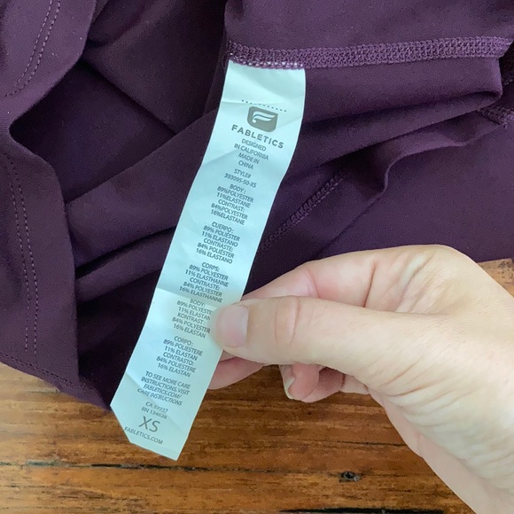 Size XS Fabletics Racerback Tank Top - Picture 5 of 5